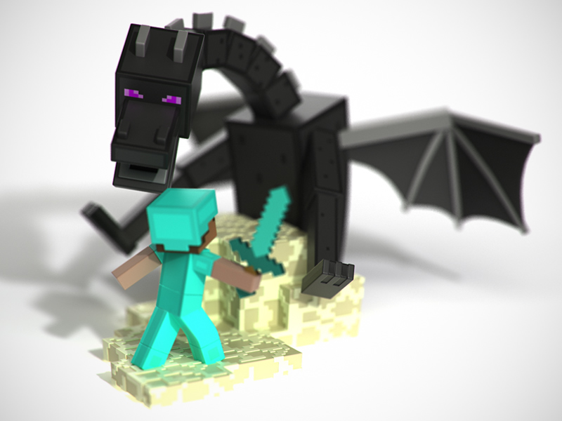 Minecraft Vinyl Toys – Gatcha-Style