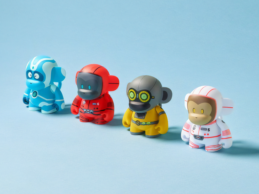 MonkeyTag Mascot Resin and Vinyl Toys