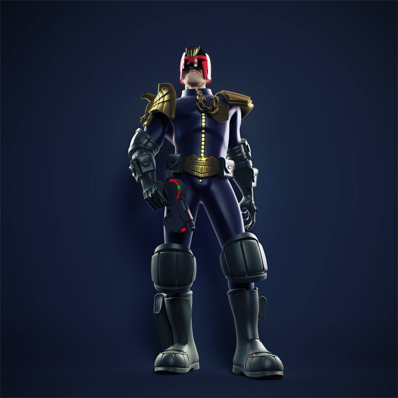 Judge Dredd Digital Sculpt