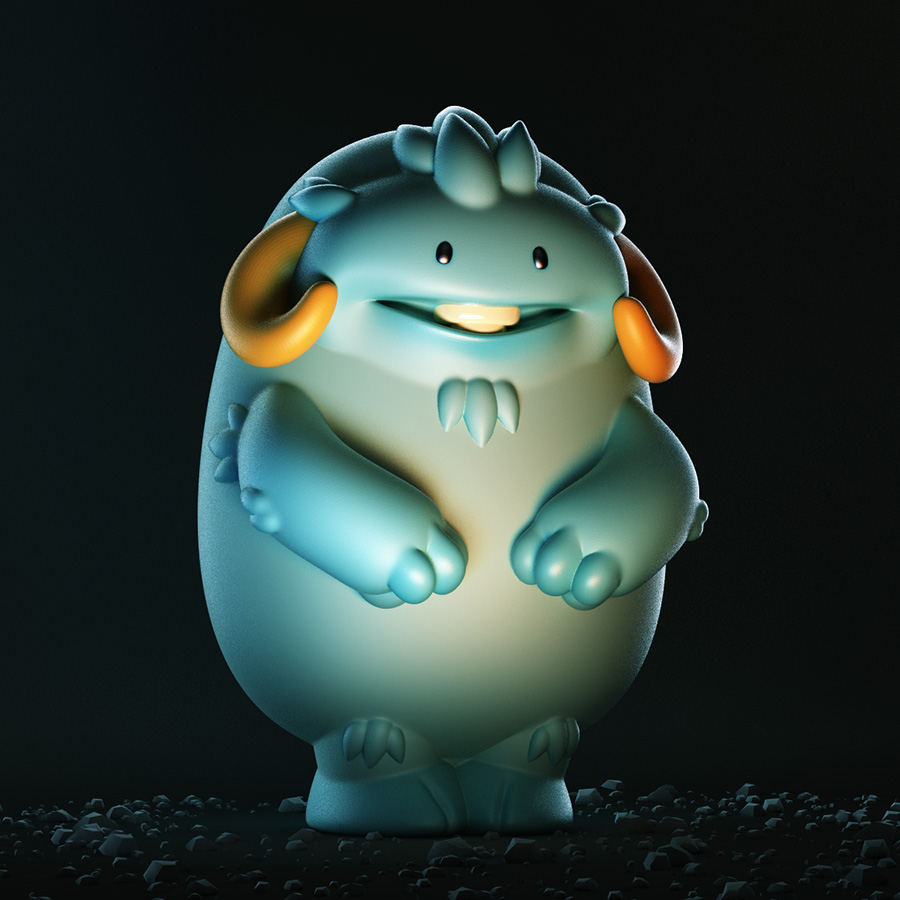 Free Monster 3d Model – “Oxymaroon”