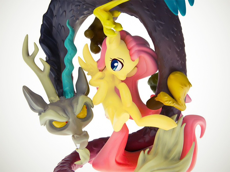 MLP Fluttershy and Discord Resin Statue